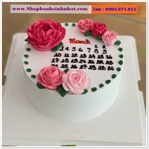 Bánh Sinh Nhật Cuốn Lịch - CL26
